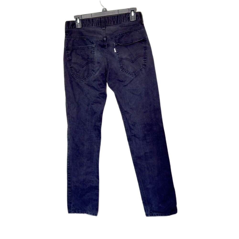 Levis Strauss Black Chino Pants Mens 29x32 Straight Leg Cotton Casual - Picture 2 of 7